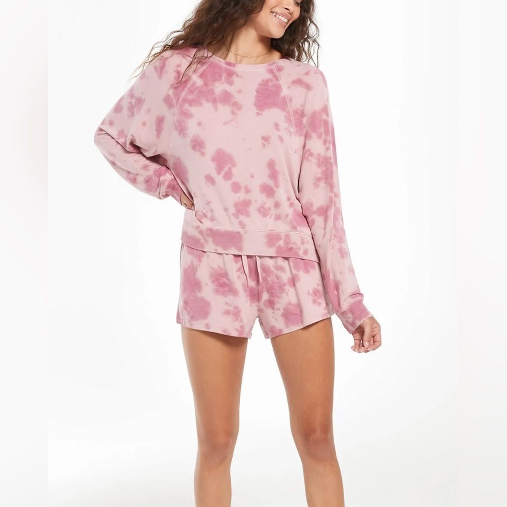Z Supply Sleep Over Tie Dye Pullover - Picture 2 of 10